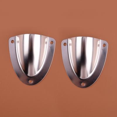 2 Stück Silber Edelstahl Marine Boot Yacht Drahtkabel Lüftungsabdeckung Luftauslass Schutzkappe