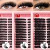 Soft & Natural Segmented False Eyelashes - C Curl, Subtle European/American Style. Choose Your Look for a Big Eye Effect.