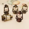 Fashion Retro Miniature Oil Lamp Ornament Dollhouse Accessories Retro Style Coal Lamp Micro Landscape Decor Scene Ornaments