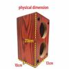 Dual 3" Subwoofer Passive Speaker Cabinet for DIY Car Amplifier