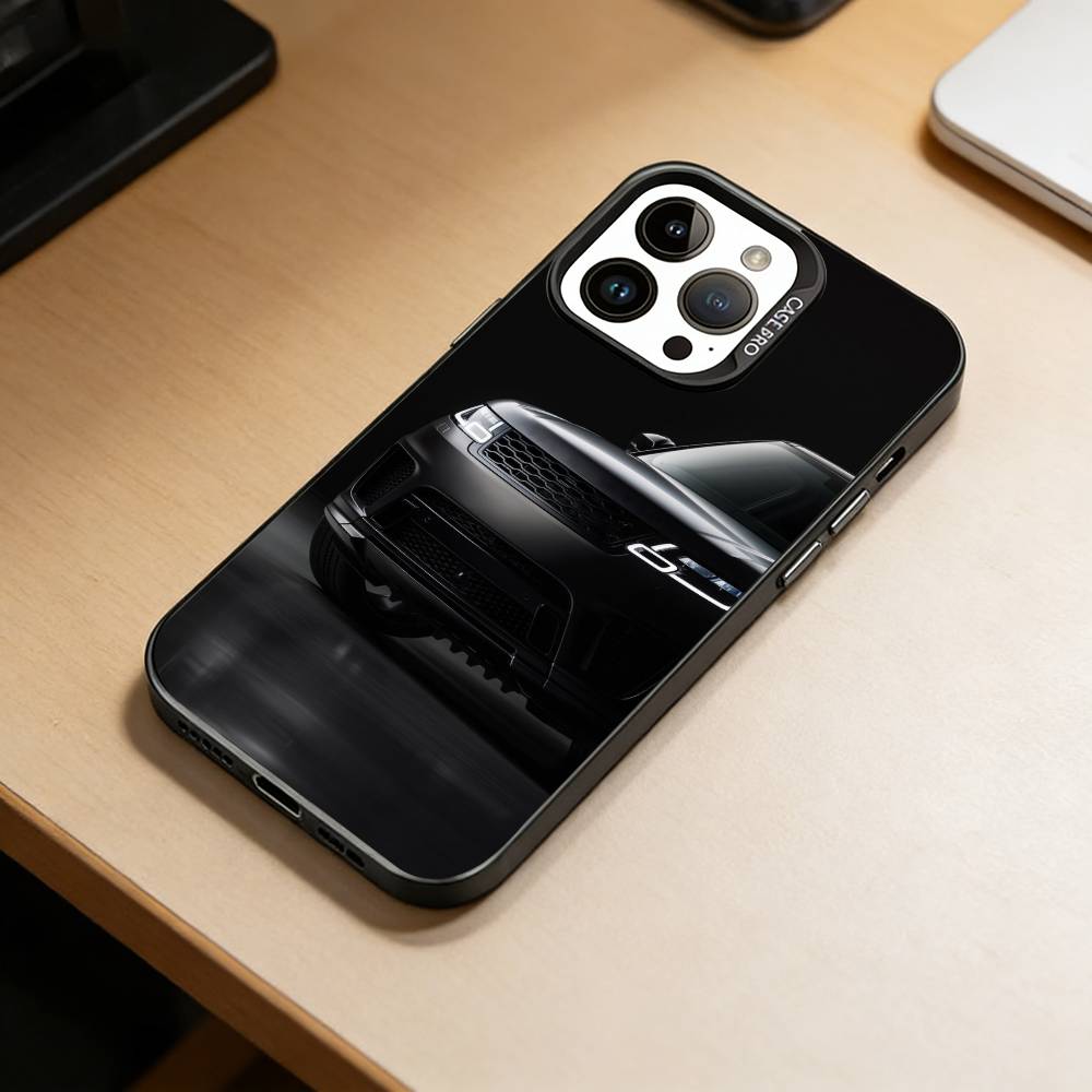

Range R- Roveres Sport Car Phone Case For iPhone 17,16,15,14,13,12,11 Plus,Pro Max,XS,Colored Silver Plated Inside Cover iPhone14Plus