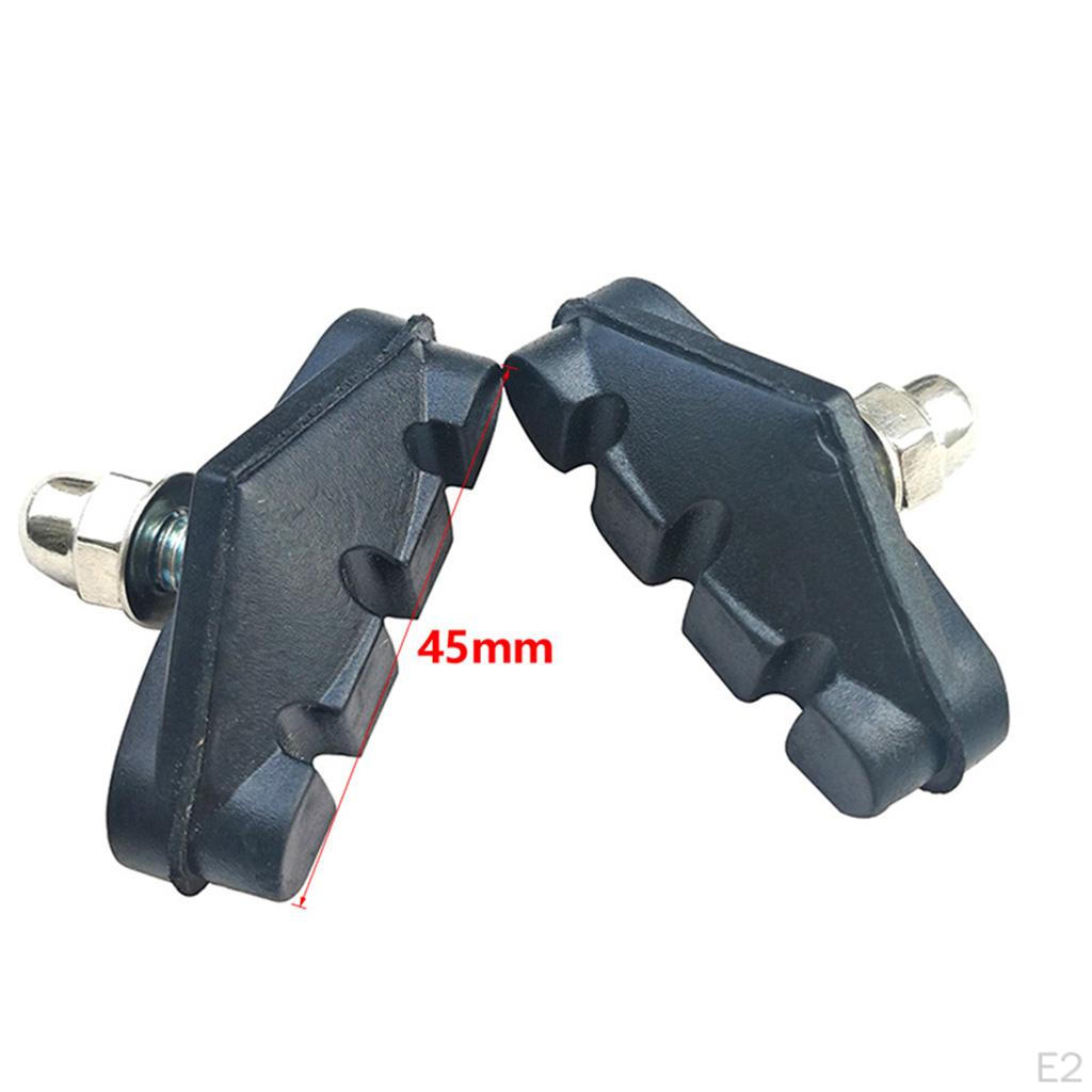 1 Pair Bicycle Bike Pads 45mm Rubber