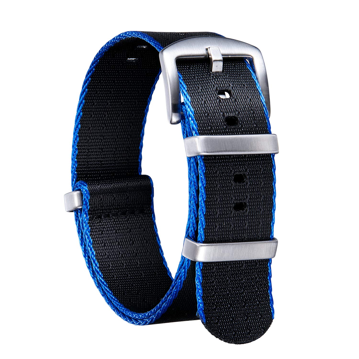 

BINLUN Watch Strap, Thick, G10, Premium, Ballistic Nylon, Multi Color, Replacement Watch Band, Stainless