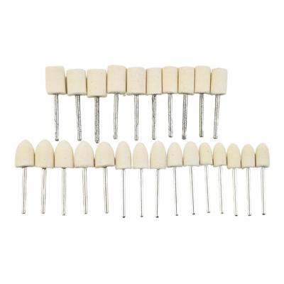 Fixture Felt Buffing Wheels Power Tool 25pcs Parts Polishing Buffer Disc
