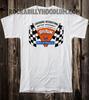 Retro Hot Rod Tee T Shirt Drag Racing Langhorne PA Speedway Oilzum Motor Oil