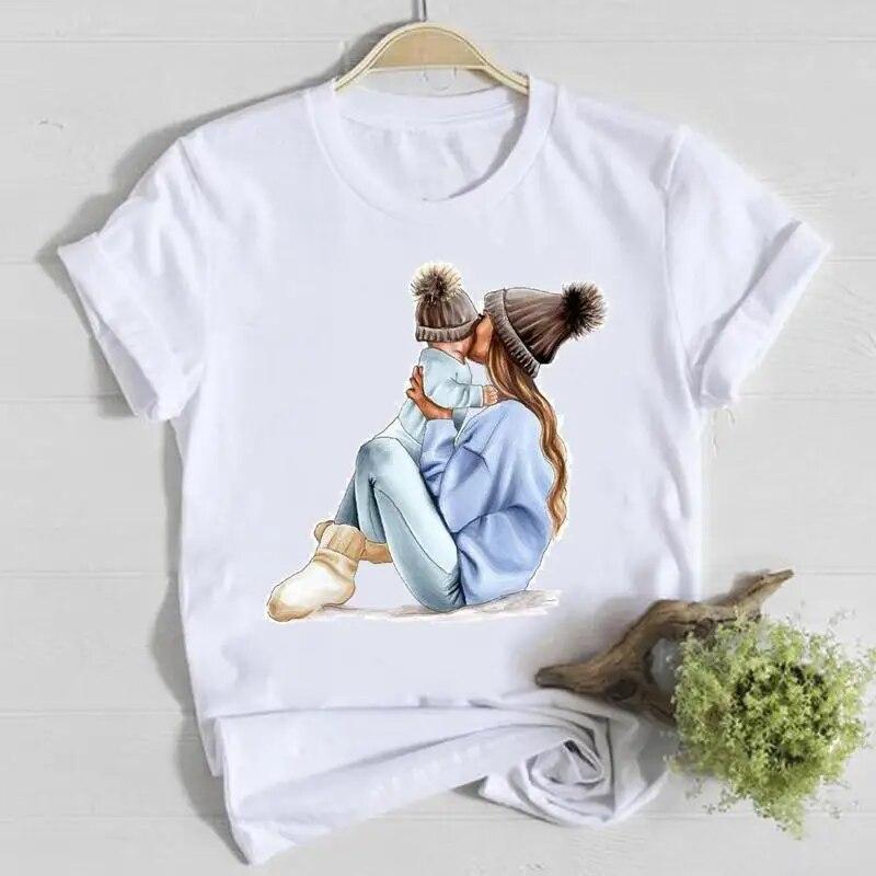 Coffee Happy Time Cute Summer Short Sleeve Casual Tee Top Clothes Fashion Shirt Lady Tshirt Female T Women Graphic T-shirts