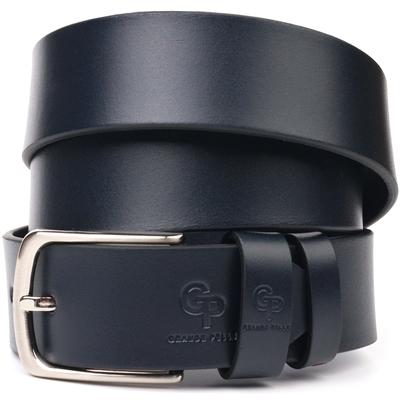 Excellent Men's Leather Belt GRANDE PELLE Leather Belt 21469 Blue