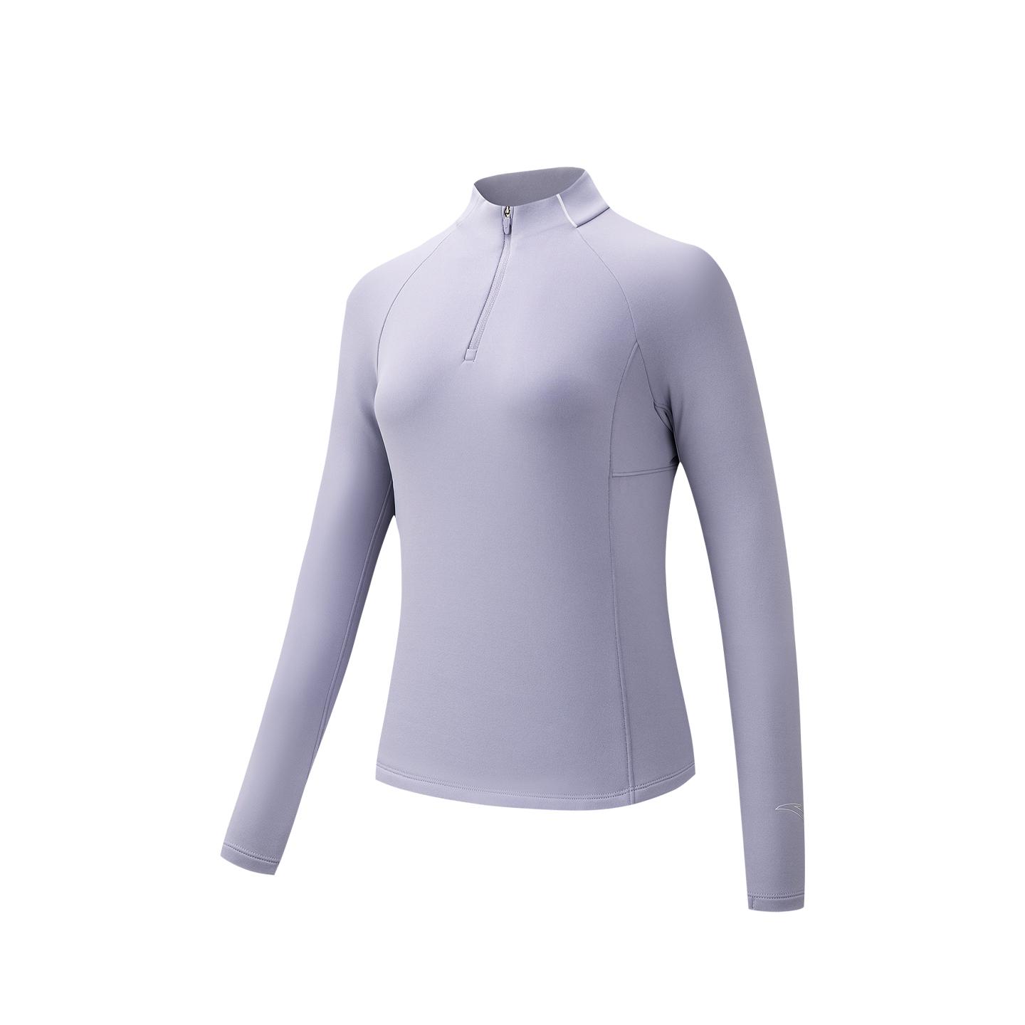 Anta Удобный Однотонный Повседневный Универсальный Простой Вязаный Топ Женские топы 162615403-2 S