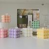 6x6cm Cube Candle Aroma Scented Candles Natural Soy Wax AromatherapyFragrant Birthday Gift