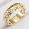 Metal CopperColor Caved Pattern Women Thin Rings Temperament Wedding Bands Accessories Fashion Versatile Jewelry