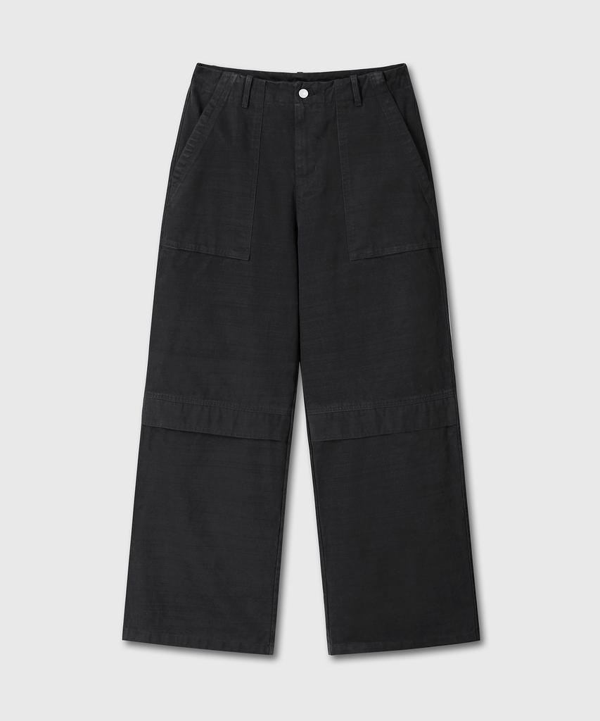 Daibeuin Washed Fatigue Pants (Black)