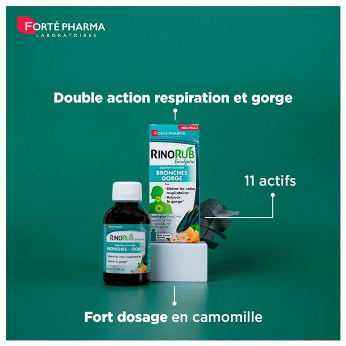 Forté Pharma RinoRub Eucalyptus Bronches Gorge 120 ML