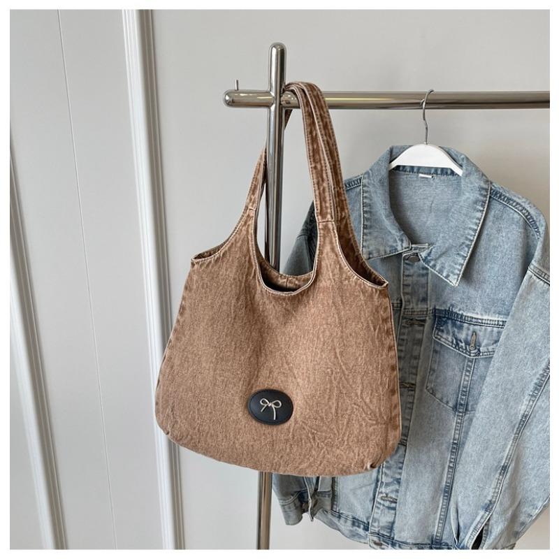 Casual and Versatile Denim Handbag for Women, 2025 New Fashionable and Stylish Large Handbag