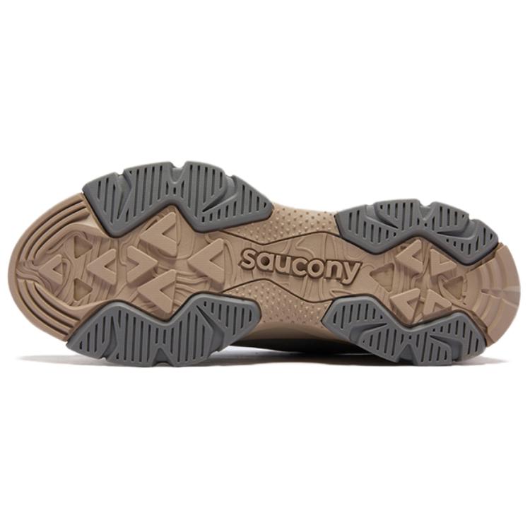 SAUCONY Canyon Wlk Comfortable Versatile Lifestyle Casual Shoes Unisex Casual Shoes Gray Khaki S79068-10