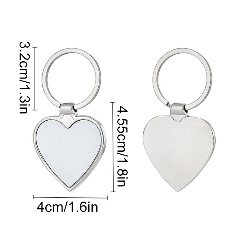 

1PC Sublimation Personalised Photo Keychain for Birthdays Blanks Keychains Anniversaries Key Rings Metal