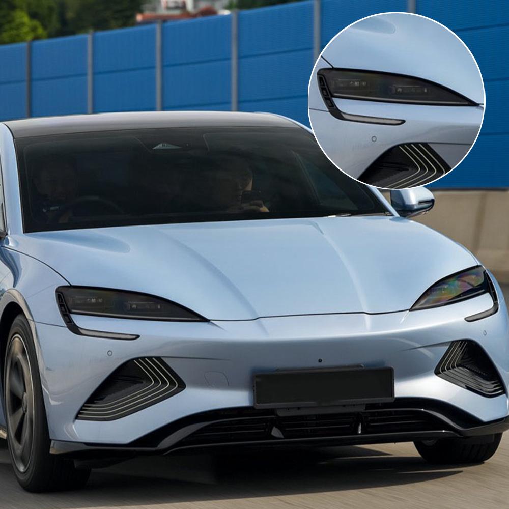 For BYD Seal 2026-2026 Smoke Black Car Headlight Protective Film TPU PPF High-Gloss Vinyl Film Pre-cut Anti-Scratch Custom Fit