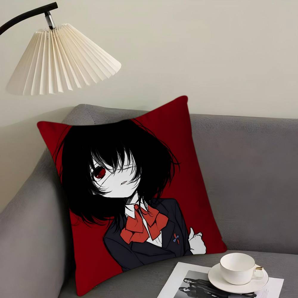 M-Misaki Mei Cartoon Animation Personalized Picture Text Home Decorative Pillows Household Gifts 45x45cm
