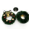 Doll House Accessories 6cm Christmas Miniature Door Wreath Christmas Wreath Decoration Garden