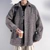 Spring and Autumn Men's New Retro Coarse Wool Laps Loose Coat