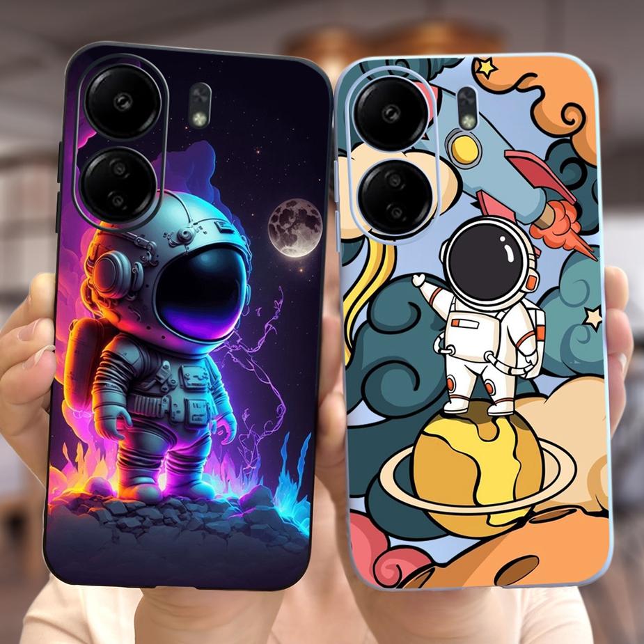 For Xiaomi Poco C65 Case Redmi 13C Cute Fashion Cartoon Cover Soft Silicone Phone Case For Xiaomi Redmi 13C Poco C65 C 65 Bumper