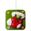 DIY Christmas Embroidery Kit Christmas DIY Craft Kit, Santa Ornament Sewing Project, Kids Arts And Crafts Activity Set