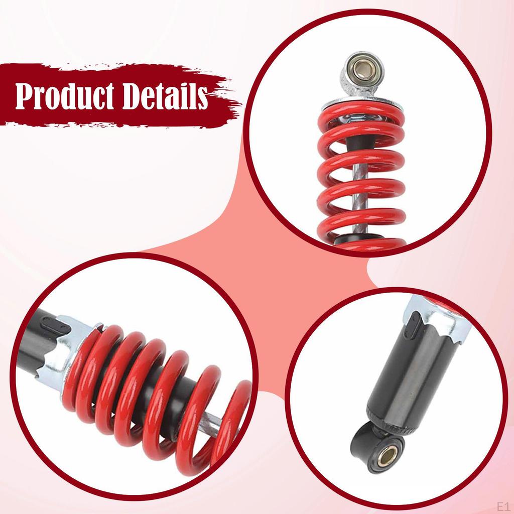 Motorcycle Shock Absorber 260mm Damper Easy Installation Spare Universal Suspension Spring