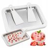 Thai Ice Cream Making Mold Tray Machine With Spatulas