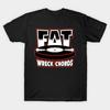 Men Black Print T-shirt Fat Wreck Chords No-Cut Transfer Paper Print Cotton Tshirt