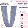 White Ceiling Drapes 5ftx10ft Wedding Arch Fabric Sheer Curtains Chiffon Draping for Weddings Ceremony Birthday Party Decoration