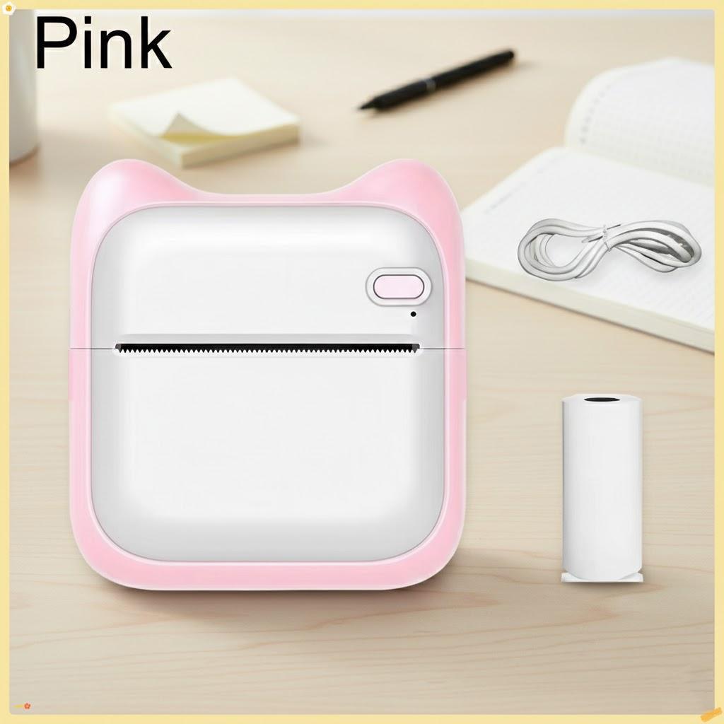 

Portable Mini Thermal Printer Student Label Printer 200dpi High Resolution Rechargeable 1200mAh