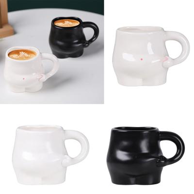 Unikátní břišní kelímek, praktický šálek na kávu, kelímky na nápoje, keramické hrnky na kávu, ideální na nápoje a kávu.