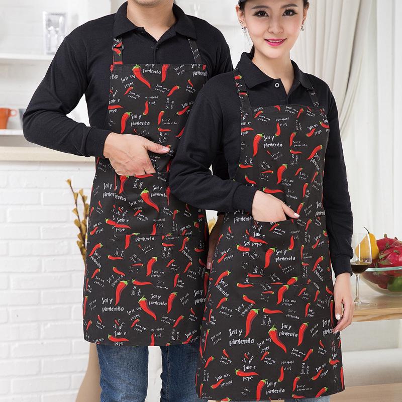 Cross-Collar Chef Apron: Hanging Neck Apron for Restaurants, Cafés, and Waitstaff
