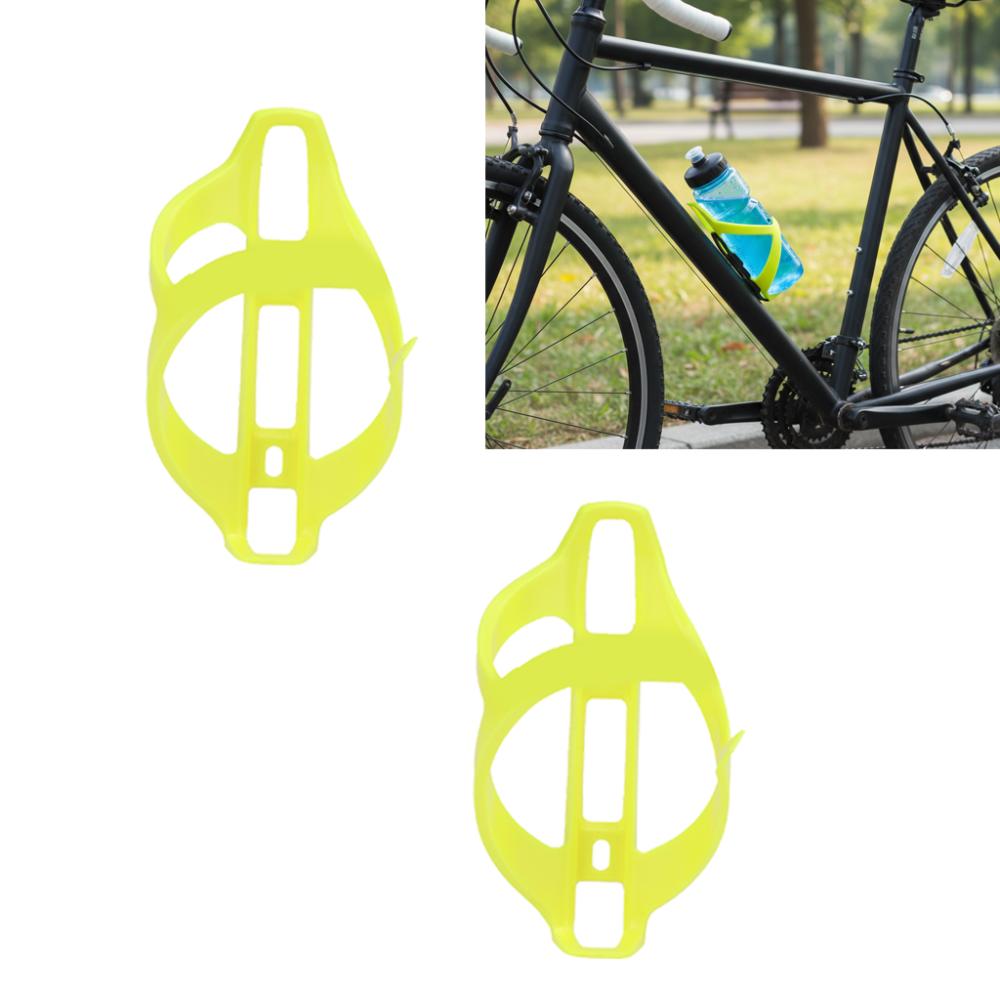 2PCS Adjustable Bike Cup Holder TPR Bike Bottle Cage Durable Water Bottle Holder  Outdoor Use