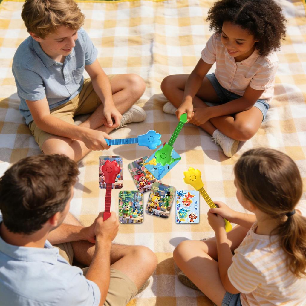 Katter fanger mus Brettspill Familiefest Sosiale spill Morsomme Kort Minne Logisk tenkning Barnelek Leker Gaver