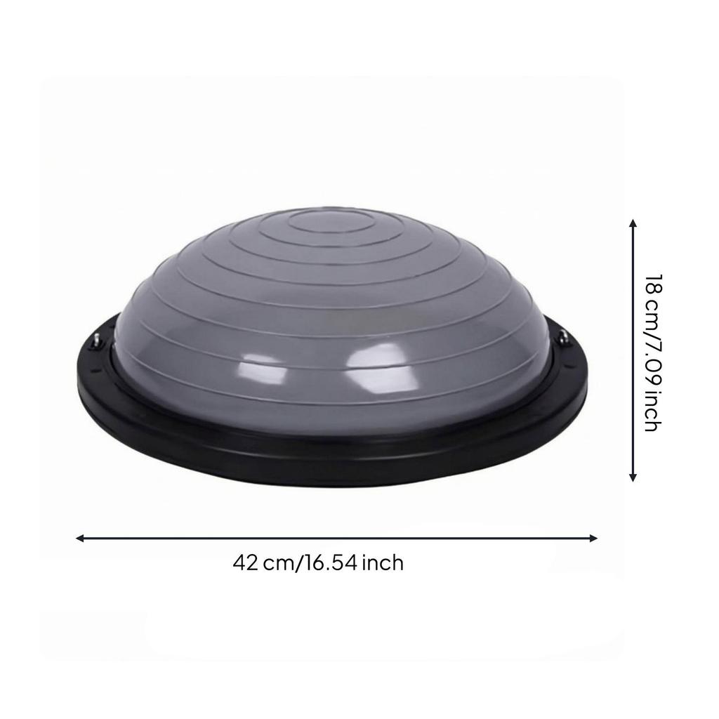 Inflatable Balance Dome with Pump Non-Slip for Pilates, Athletes