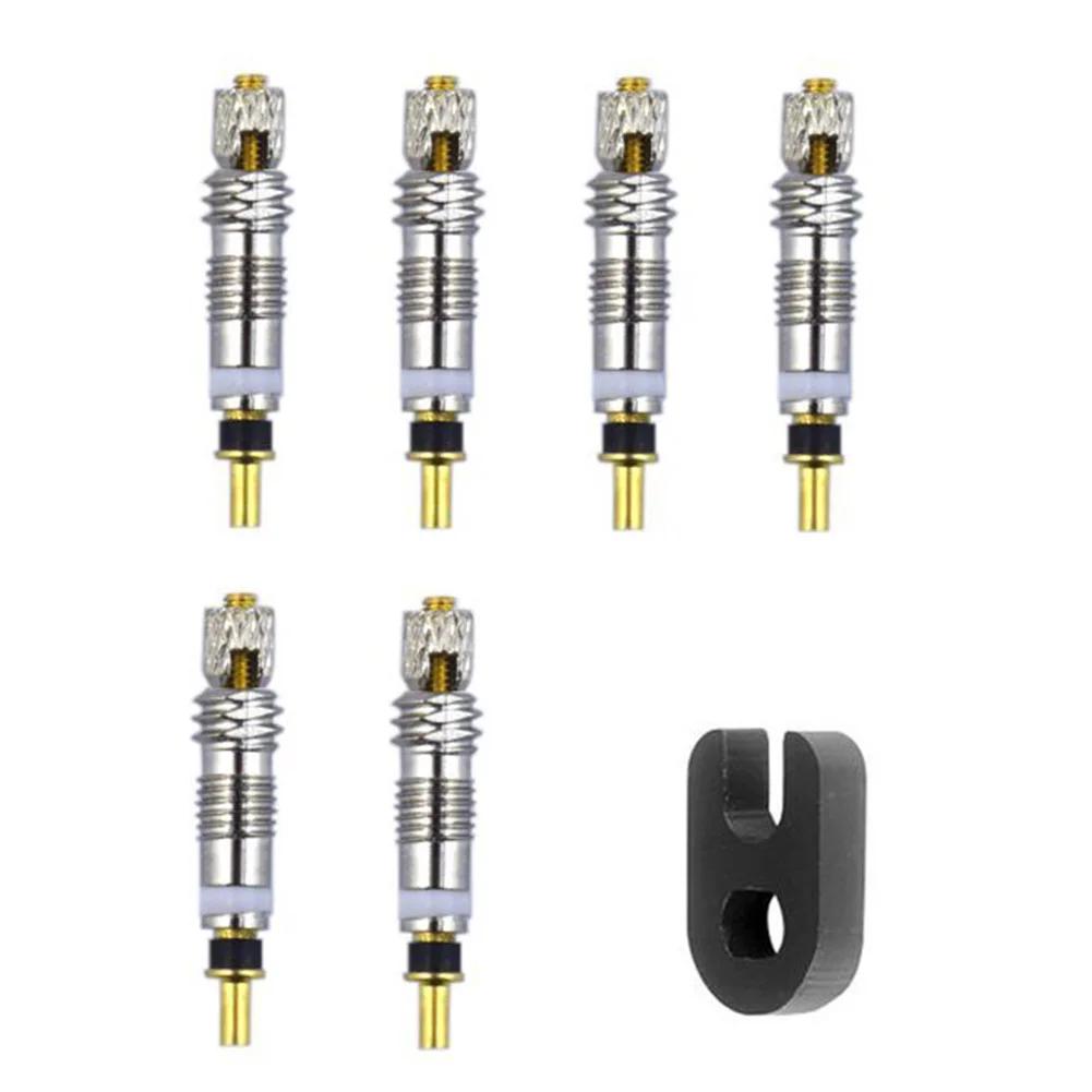 12-2PCS Bike Tire Valve Cores Repair Parts for Bicycle Tire Valve Core Replacement Parts for Bicycle MTB/Road Bike Accessories