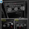 Car Accessories Window Lift Button / Water Cup / Pillar A Speaker Cover Trim For Volkswagen T-Roc T Roc 2018 -  Carbon Fiber