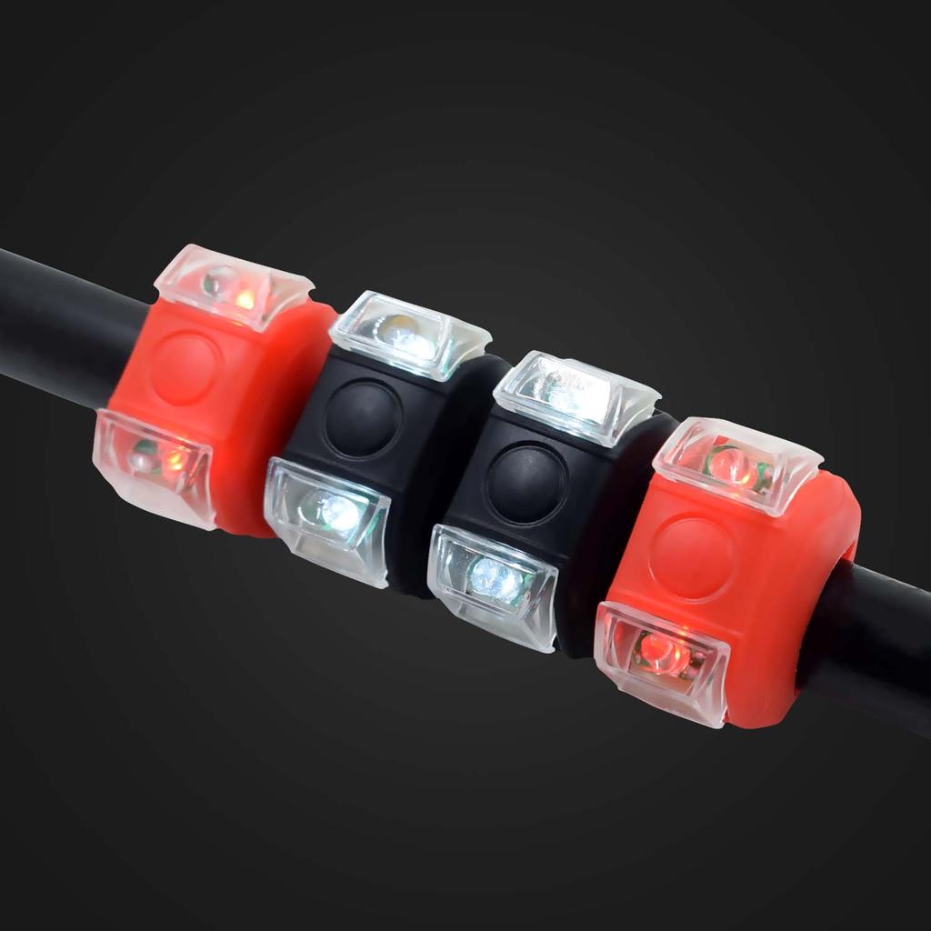 1 Piece Silicone Safety Warning Light, Side Marker Signal Light, 3-mode Bicycle Light, Suitable for Marine Vessels, Yachts