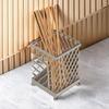 Hollow Chopsticks Tube Rectangular Simplicity Nordic Wind Knife Fork Spoon Drain Rack Kitchen Countertop Tableware Storage Shelf
