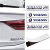 1/2pcs Car 3D Aluminum Badge Side Body Rear Trunk Window Stickers Accessories For Rdesign T6 AWD C70 S40 S60 S70 S80 S90