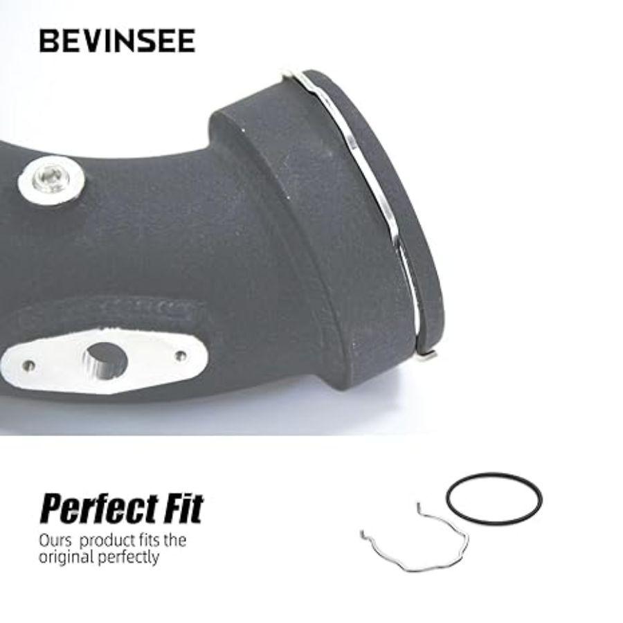 Charge Pipe Throttle Body C-Clip and O-Ring Kit Compatible with N54 N55 135i
