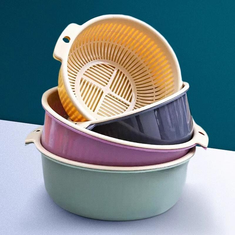 Plastic Kitchen Vegetable Washing Basket