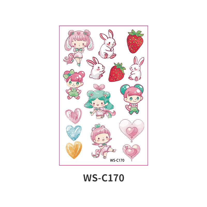 Cross Border Children's Cartoon Tattoo Stickers Space Dinosaur Boy Girl Cute Temporary Waterproof