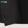 Shanshan Men's Black Wrinkle-Resistant Suit Set