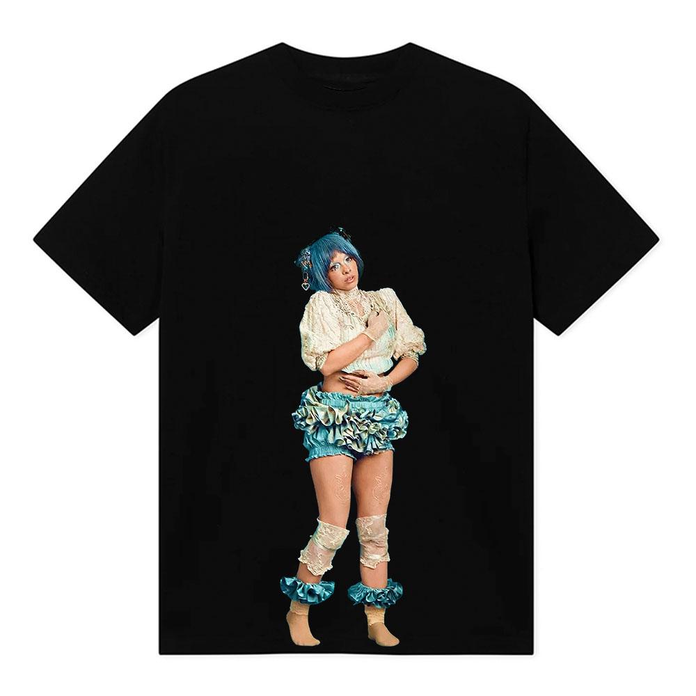 Album Heads Design Graphic Tees MelanieMartinez Singer Printing T-shirt Cotton O-neck Short Sleeve Female Tshirts Unisex Clothes