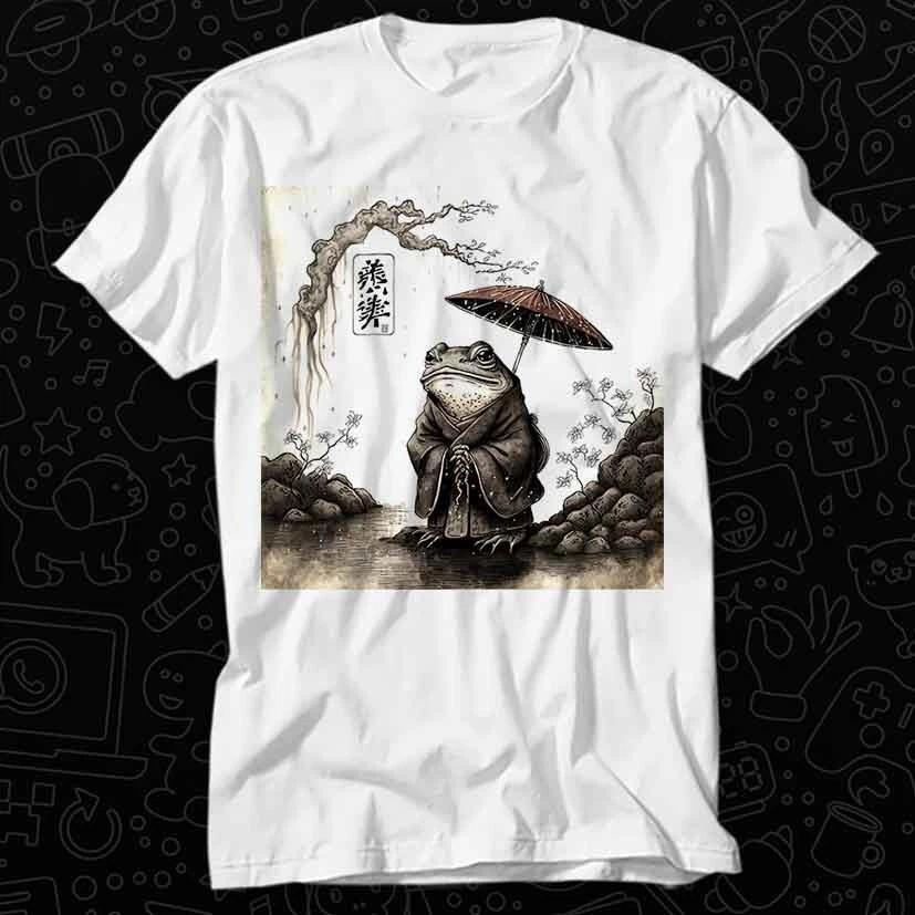 Japanese Frog Star Matsumoto Hoji Rainy Day Poster Best Seller T Shirt 473 XL