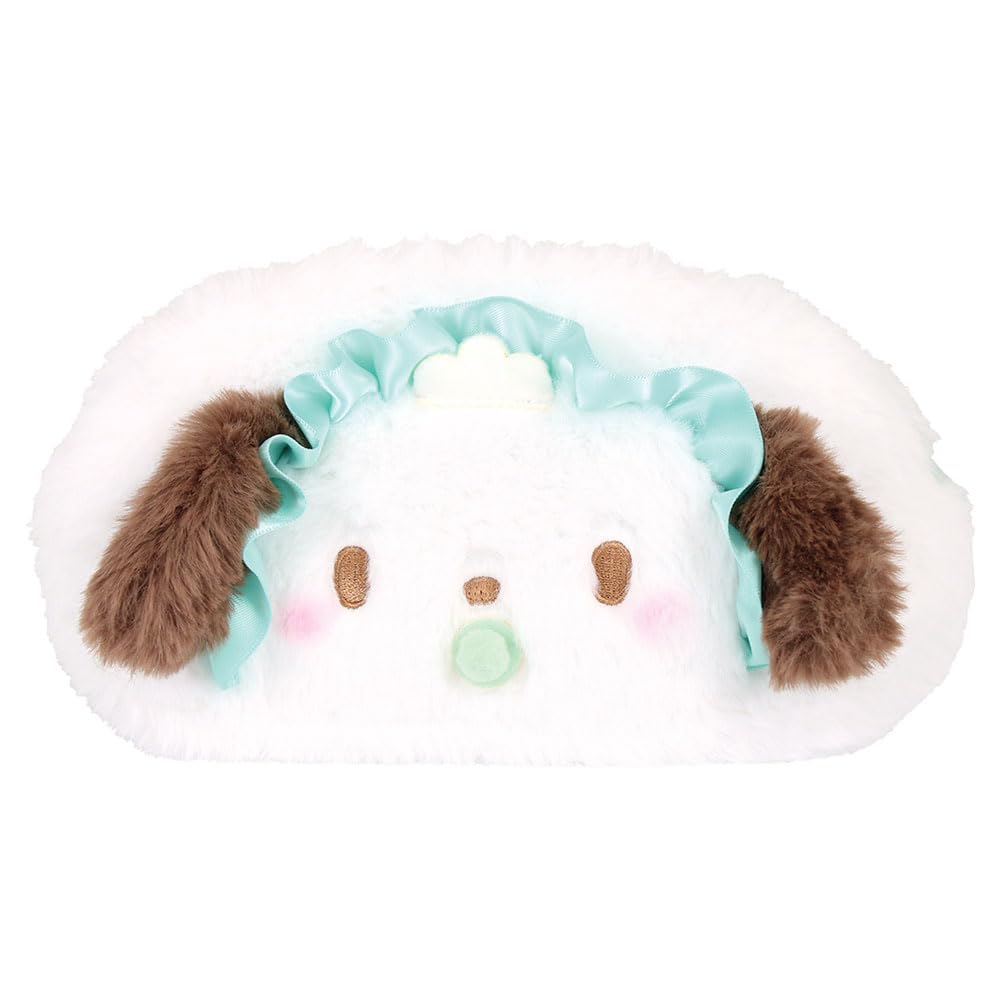 Tees Factory Sanrio Pochacco Characters Plush Face Pouch Baby H110 X W200 X D50mm (Ears Not Included) SR-5544403PC