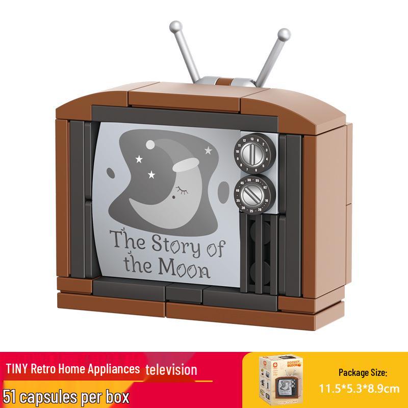 Fang Cheng Retro Gramophone Building Blocks Toy for Kids