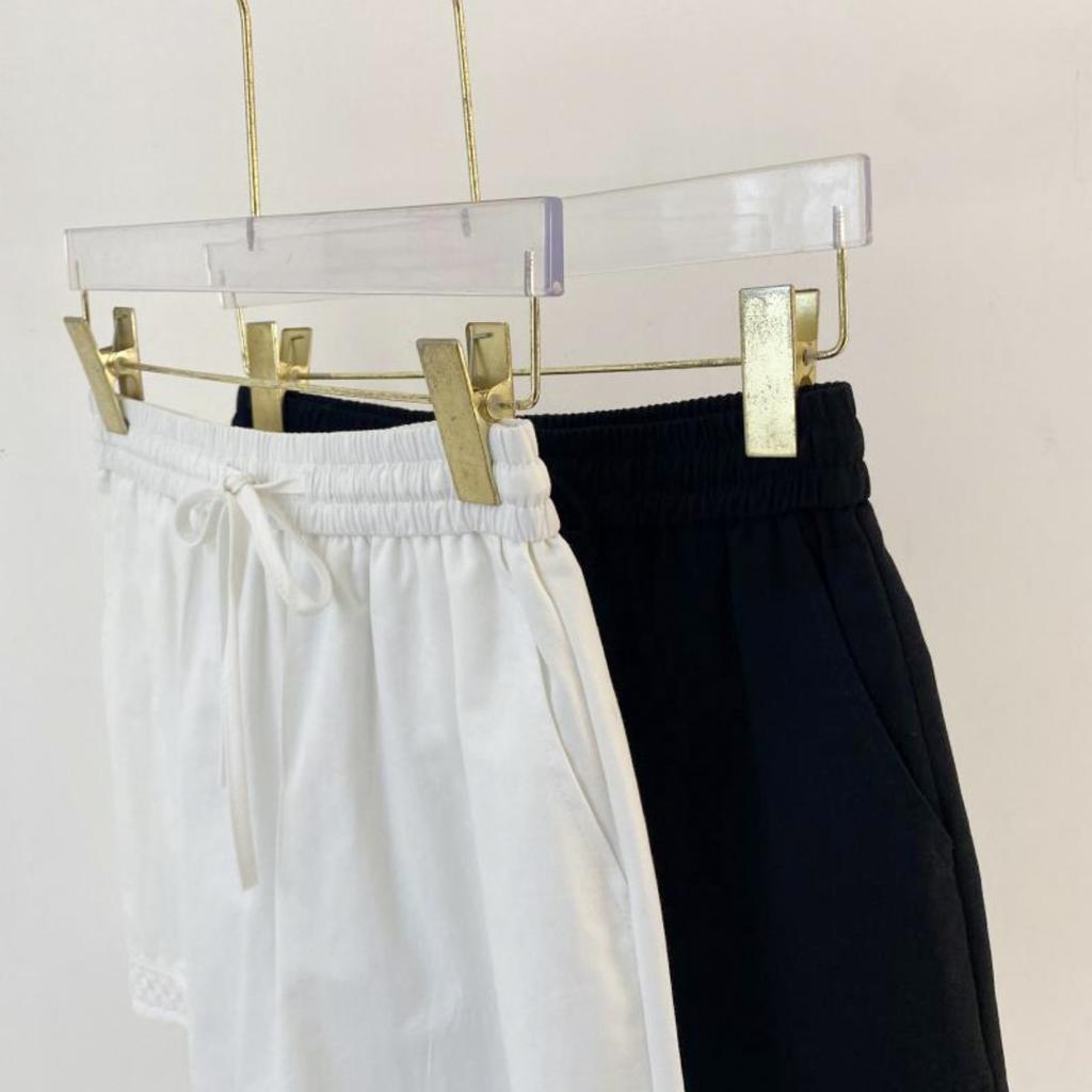 New Retro Casual Shorts with Women's Lace Patchwork Wide Leg Shorts and Casual Pants