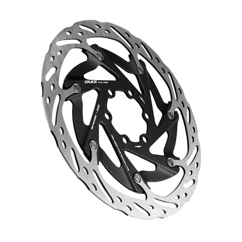 ZRACE RT-RX 6 Screw Disc Rotor, Ultralight Strong Heat Dissipation Floating Rotor 160mm Road Disc Brake
